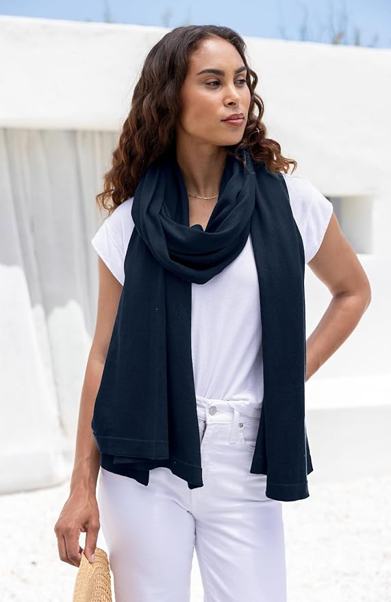 zestt Dreamsoft Travel Scarf, Wrap and Shawl for Women, Organic Cotton