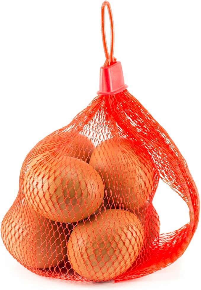 400 Pcs 22 Inch Nylon Mesh Bags, Red Plastic Produce Net with Buckles, Red Mesh Produce Bags Fruit Net Seafood Boil Bag for Onion Potato Storage