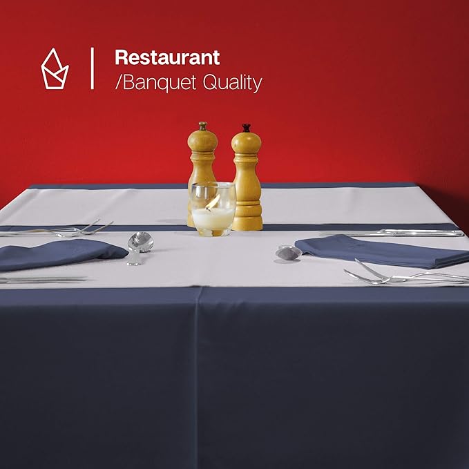 Gee Di Moda Rectangle Tablecloth - 60 x 102 Inch Caribbean Table Cloth for 6 Foot Rectangle Table - Heavy Duty Washable Fabric - for 6 Ft Buffet Table, Holiday Party, Dinner, Wedding & Baby Shower