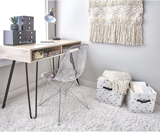 iDesign Clarity Plastic Drawer Organizer for Vanity, Countertop, Bathroom, Kitchen and Cabinet Storage, 8" x 4" x 2", Clear