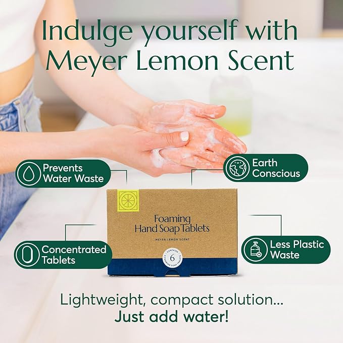 CLEANOMIC Foaming Hand Soap Tablets and Tablet Tin Bundle