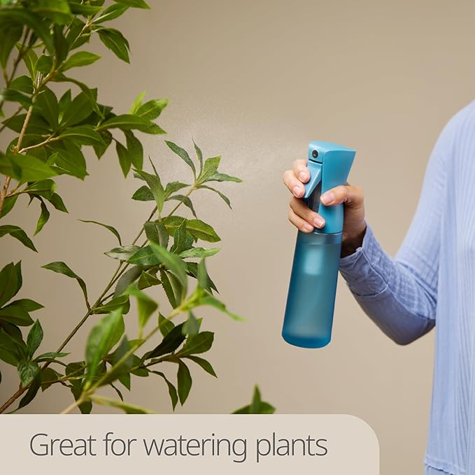 10 OZ Continuous Spray Bottles - Ultra Fine Mist Sprayer | Water Spray Bottle For Hair Stuff, Mister Spray Bottle For Plants Mister | Hair Spray Bottles For Hairstyling, Cleaning, Salons