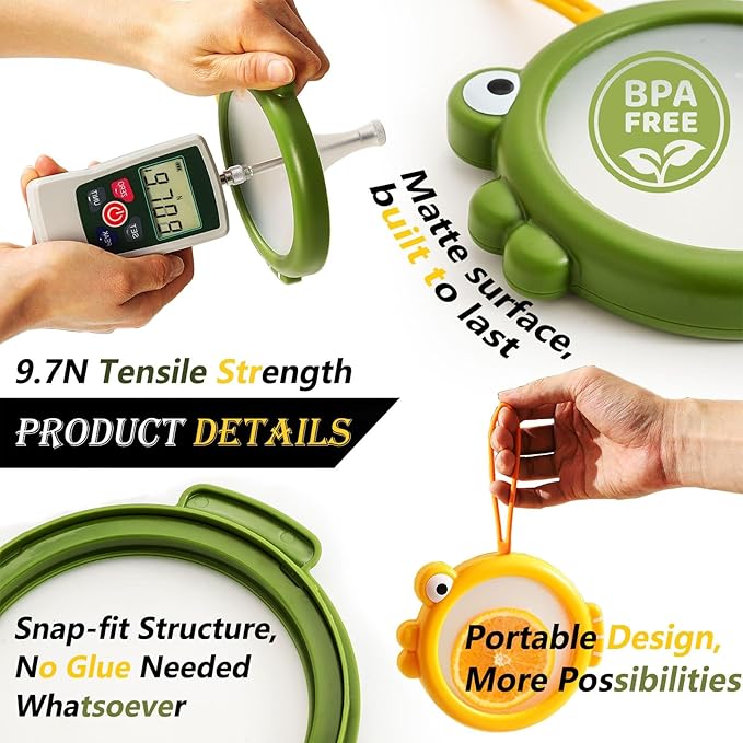 Avocado Saver, Onion Storage Container Set of 4, Reusable Fridge Bin for Garlic, Lemons, Potatoes, Food Fresh Keeper & Organizer