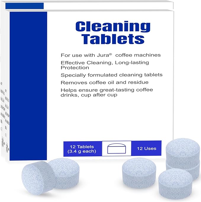 Cleaning Tablets Compatible with Jura Cleaning Tablets (24 Count)