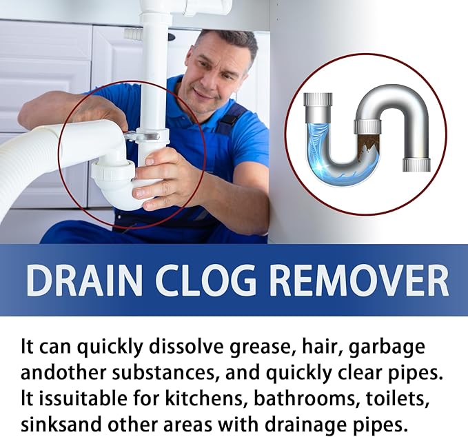 Drain cleaner, sink, kitchen, toilet, drain. Controls odors and breaks down grease, paper, fat and oil in sewers, septic tanks and grease traps