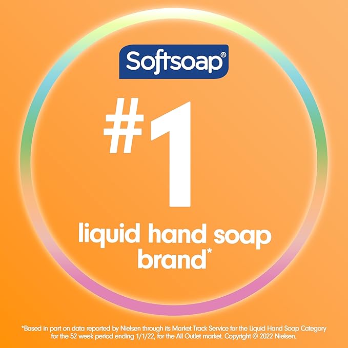 Softsoap Liquid Hand Soap, Crisp Clean Scent Hand Soap, 11.25 Ounce, 6 Pack