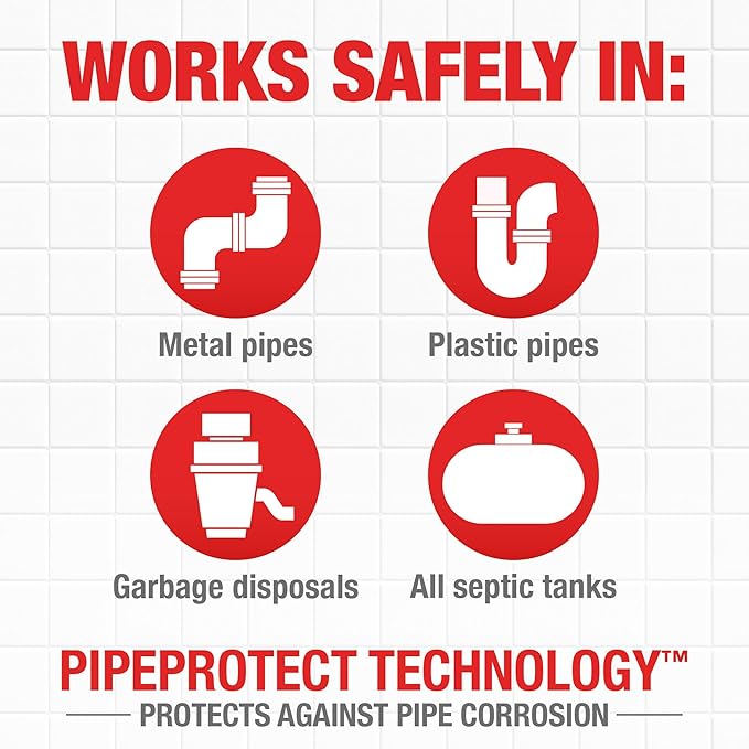 Drano Max Gel Drain Clog Remover and Cleaner for Shower or Sink Drains, Unclogs and Removes Hair, Soap Scum and Blockages, 80 Oz