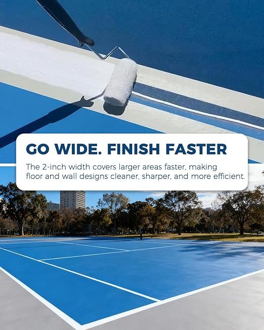 SWRT Masking Tape 2 Inche Wide × 55Yds– 4 Roll Bulk Pack (220 Yards Total), Strong Adhesive, Easy Tear, Clean Removal, White Painter’s Tape for Painting, DIY, Crafts, Home & Office