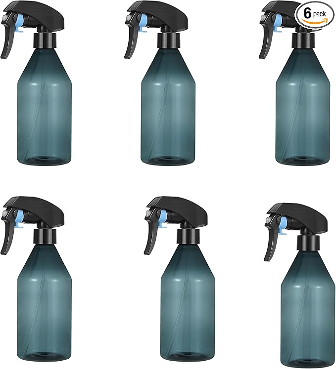 driew Plant Mister Spray Bottle, 10oz Plant Spray Bottle for Plants Misting Bottle Plant Water Spray Bottle Fine Mist Spray Bottle -Clear Blue,6 Pack
