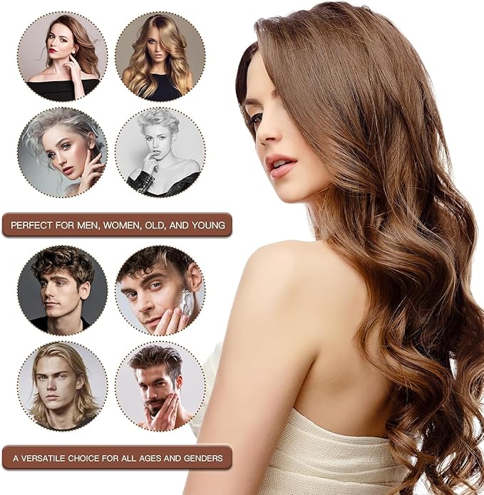 Universal Boar Bristle Beard Brush, Anti-Static Styling Wooden Hair Brush for Men&Women, Perfect for Hair&Beard Care Men's Grooming Straightens Promotes Growth Works with Beard Oil and Balm Beard Kits