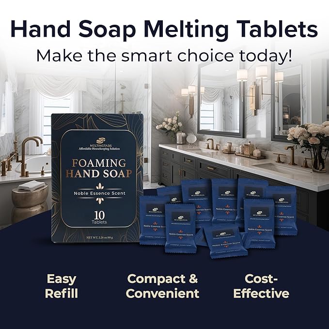 Foaming Hand Soap Tablets Refill Hotel Lobby Scent