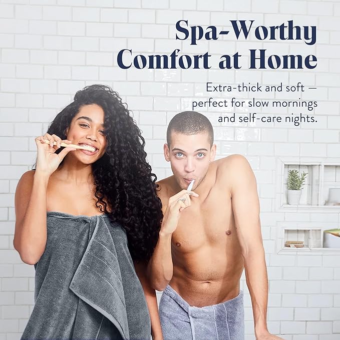 Brooklinen Super-Plush Bath Sheets (Slate)