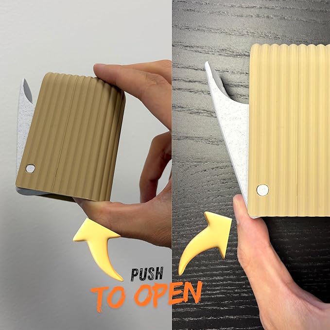 Push-Open Cotton Swab Holder & Dispenser – Modern Cotton Swab Organizer with Dustproof Lid | Bathroom & Vanity Storage Container | Easy One-Hand Access | Sleek Minimalist Design