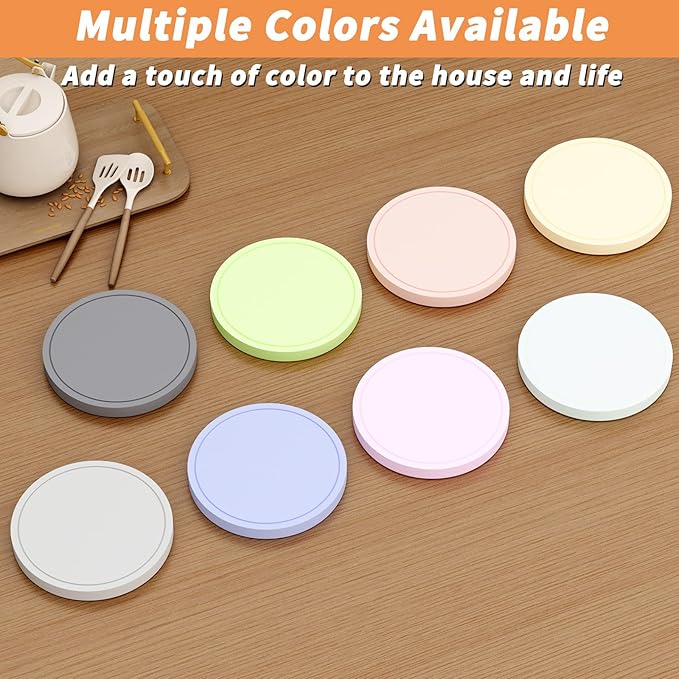 Azhou 6Pcs Drink Coaster with Holder, Pink Absorbent Coasters for Drinks, Non-Slip with Velvet Bottom, Thick Heavy Duty 4 inch Ceramic Coasters, Home Decor Coffee Bar Accessories