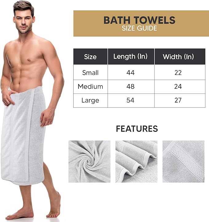 Utopia Towels 4 Pack Premium Bath Towels Set, 27 by 54 Inches, 100% Ring Spun Cotton 600GSM, Lightweight and Highly Absorbent Quick Drying Towels, Perfect for Daily Use, Silver