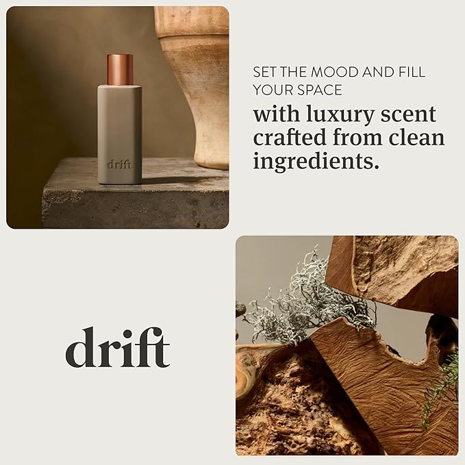 Drift Teak Scented Room Spray - Air Freshener - Clean Fragrance Oils - Premium Scent - Room Air Freshener - Air Fresheners For Home - 2.0 oz