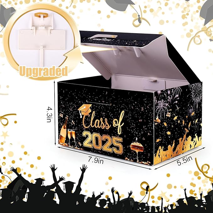 BABORUI Upgraded Graduation Gift Box Explosion with Confetti, Cool Graduation Gifts for Graduates Her Him High School College