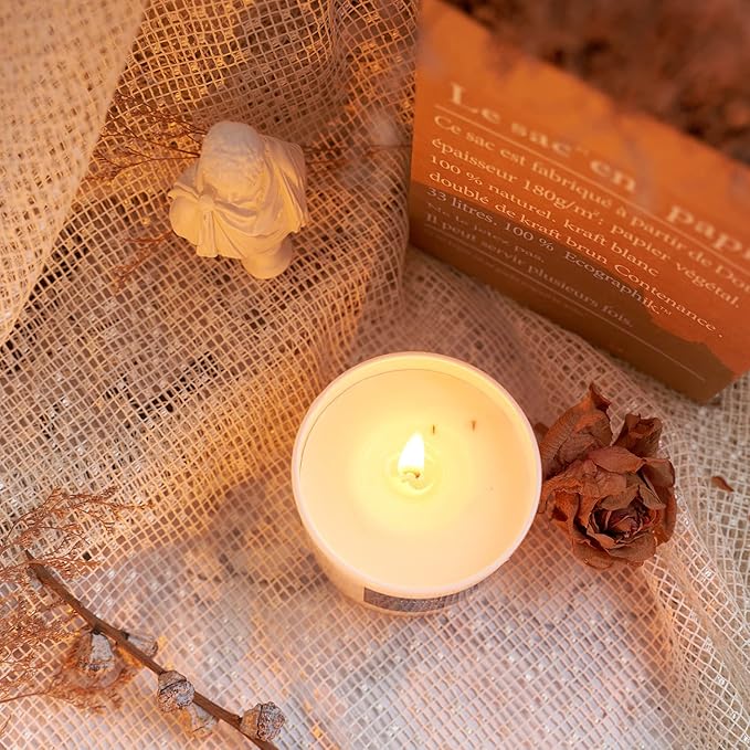 Chloefu LAN Valentines Scented Candles Gifts for Women Gardenia and Jasmine Candles 7.1oz|45 Hour Long Lasting Highly Scented 100% Soy Candle, Home Decor, Aromatherapy Candle with Gift Box 2 Pack