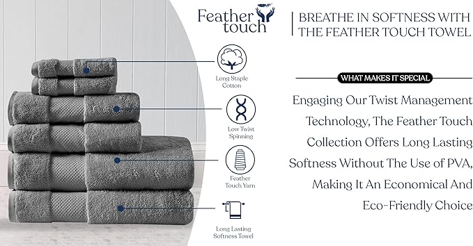 Delara Organic Cotton Luxuriously Plush Bath Towel 33 Piece Set|GOTS & Oeko-TEX Certified|Premium Hotel Quality Towels|Feather Touch Technology|650 GSM Long Staple|Soft, Quick Dry & Ultra-Absorbent