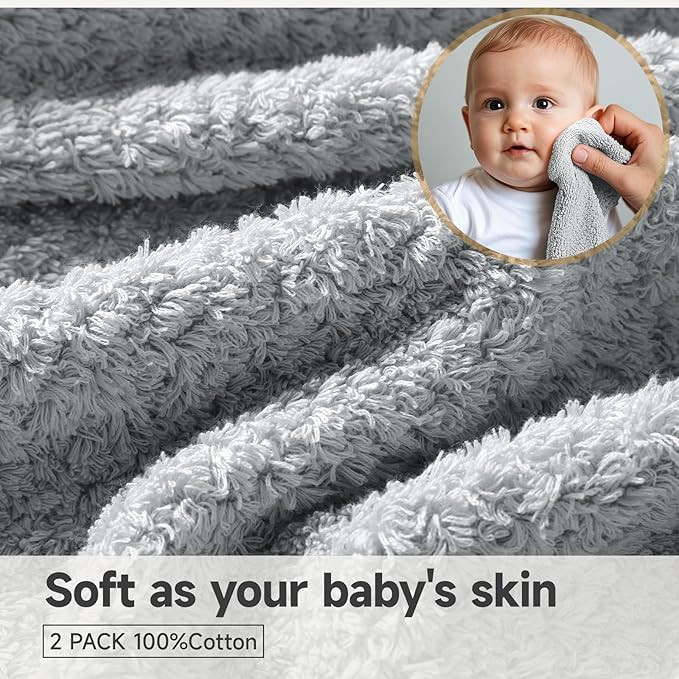 REDKISS Ultra-Plush Bath Towel Set - 900GSM Premium Thick Cotton for Bathroom & Spa, Super Absorbent Bath Sheets with No Shedding (2-Piece Bath Twoel Set for Adults, Luxury Hotel & Home Use)-Blue lime