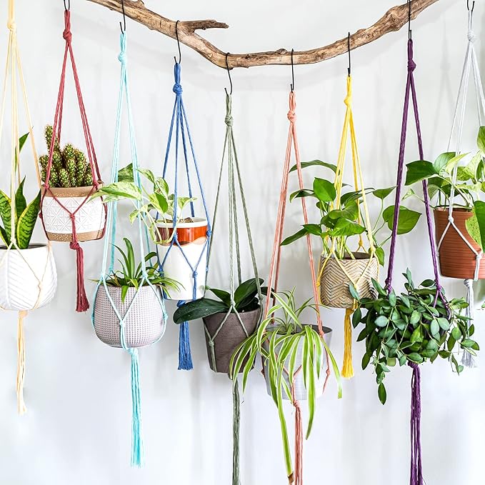 Macrame Cord 3mm x 109Yards (328Feet), Natural Cotton Macrame Rope - 4 Strands Twisted Macrame Cotton Cord for Wall Hanging, Plant Hangers, Crafts, Gift Wrapping and Wedding Decorations, Grass Green