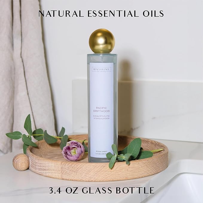 Eucalyptus & Sandalwood Room Spray | Benevolence LA Air & Fabric Freshener for Home & Linen | Refreshing Woodsy Scent, Relaxing Home Fragrance, Holiday Gift Idea for Her & Gifts for Women