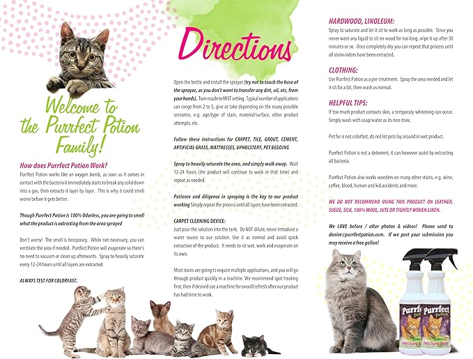 CATastrophe Remover (Two Pack - 32oz Spray Bottles)