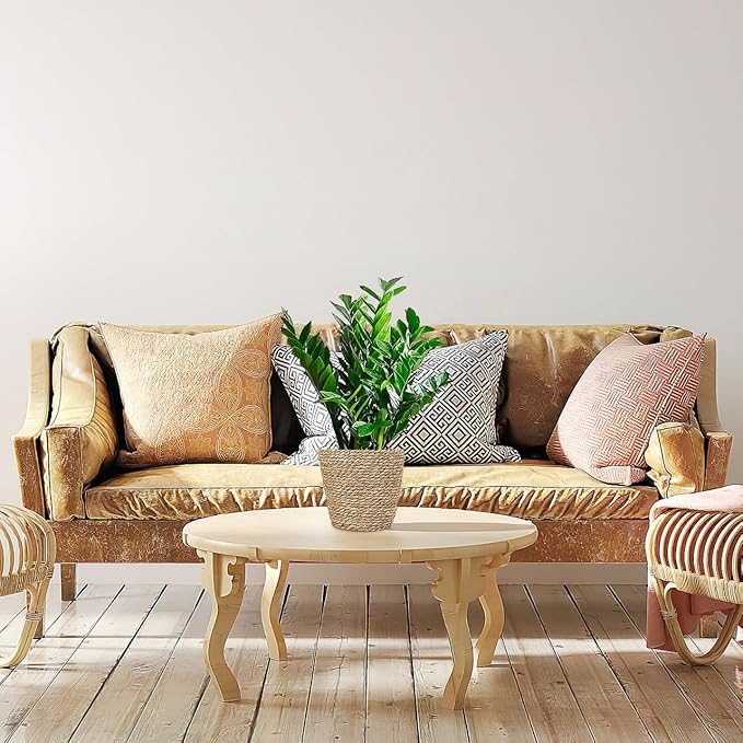 Hemoton Wicker Plant Flower Basket Seagrass Woven Pot Decorative Indoor Planter Versatile Home Storage