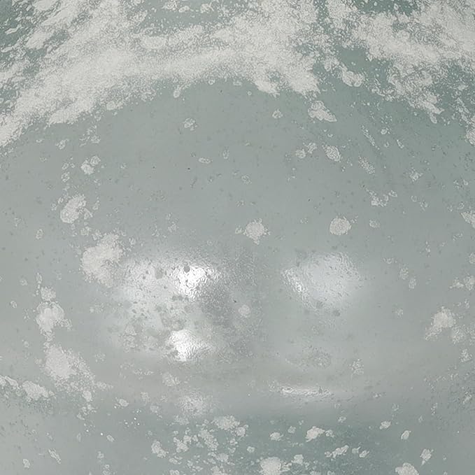 Deco 79 Recycled Glass Handmade Decorative Vase Wide Frosted Spanish Bottle Centerpiece Vase, Flower Vase for Home Decoration 11" x 11" x 17", Clear