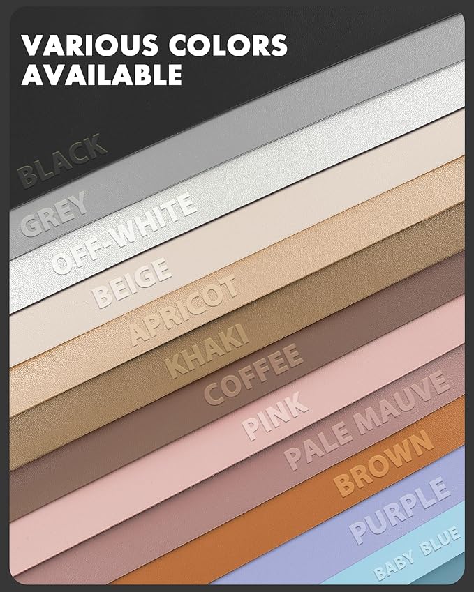 YSAGi Double-Sided Desk Pad, 35.4"x17" Leather Desk Mat, Eco Cork Desk Pad Protector,Large Mouse Pad,Waterproof Desk Blotter for Office/Home (Baby Blue/Cork)