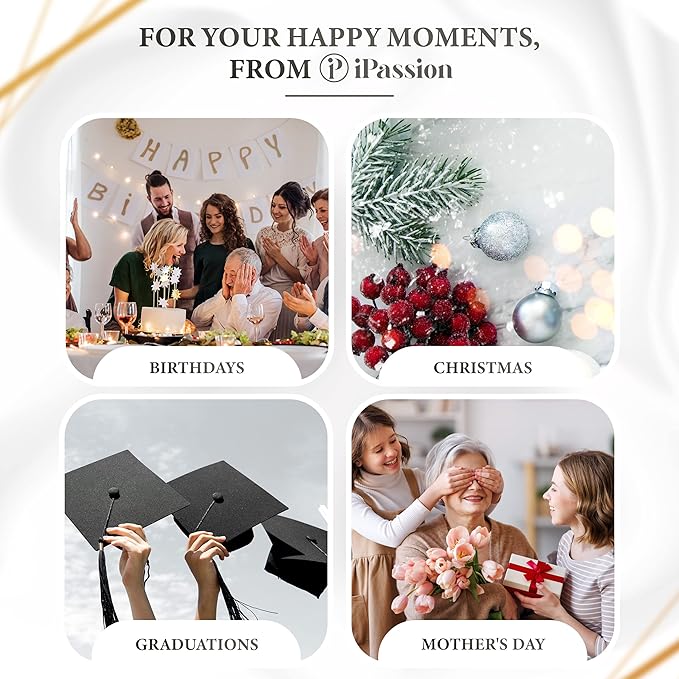 Gift Box Set - Bridesmaids Gifts for Wedding (1 Pack), All Occasions, Bridesmaid Proposal, Magnetic Boxes With Lids, Big Set For Bridal, 13.5 x 9 x 4.5 inches, Large White Giftbox