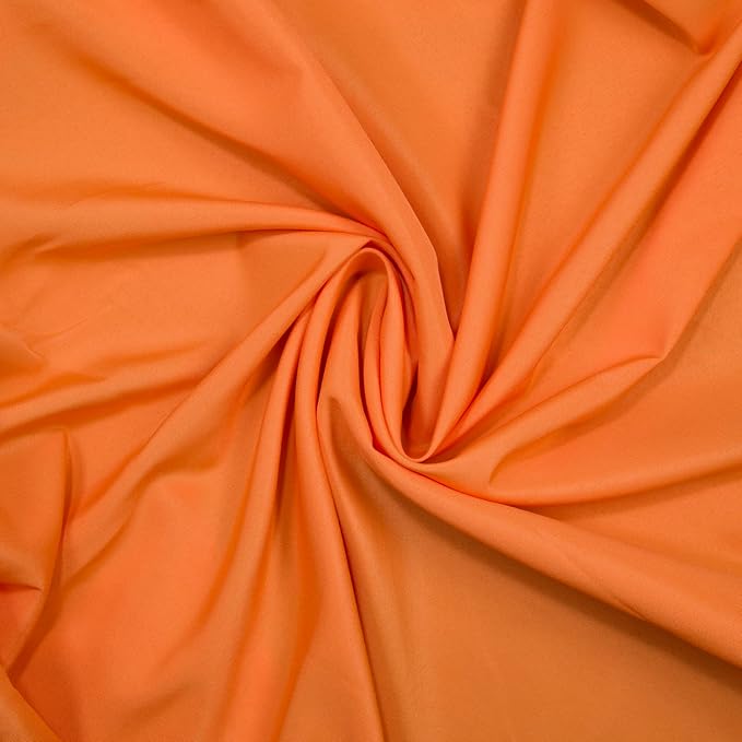 Gee Di Moda Rectangle Tablecloth - 70 x 120 Inch Orange - Heavy Duty, Wrinkle Resistant, Machine Washable - Ideal for 6 or 8 Foot Rectangular Table, Buffet, Dinner, Wedding & Baby Shower