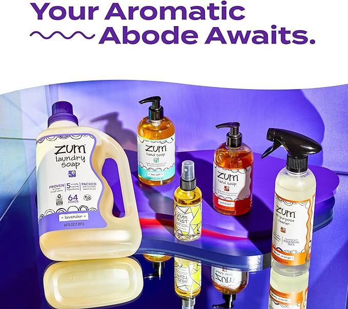 Indigo Wild Zum Mist Room & Body Spray - Aromatherapy Essential Oil Spray - Natural Body Mist & Room Spray - Lavender Scent - 4 fl oz (2 Pack)