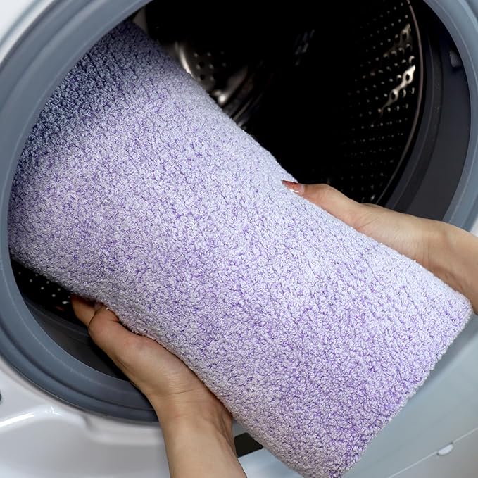 EEverplush Diamond Collection Oversized Bath Towel – 1 Pieces, Super Soft & Highly Absorbent, Quick-Drying, Extra Large & Thick. Perfect for Bathroom, Pool, Swimming Use (Lavender, 30" x 56" 1PK)