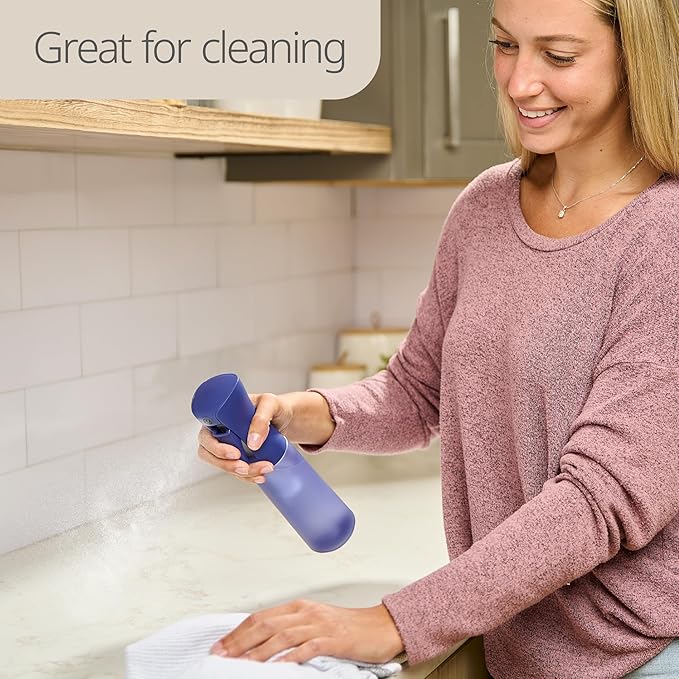 10 OZ Continuous Spray Bottles - Ultra Fine Mist Sprayer | Water Spray Bottle For Hair Stuff, Mister Spray Bottle For Plants Mister | Hair Spray Bottles For Hairstyling, Cleaning, Salons