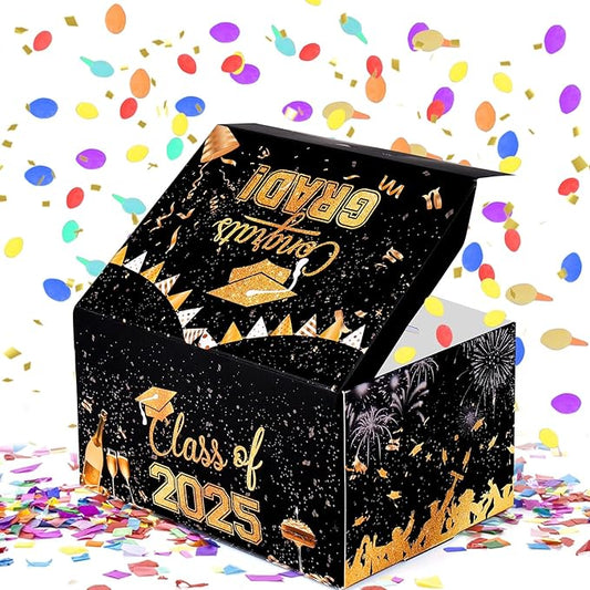 BABORUI Upgraded Graduation Gift Box Explosion with Confetti, Cool Graduation Gifts for Graduates Her Him High School College