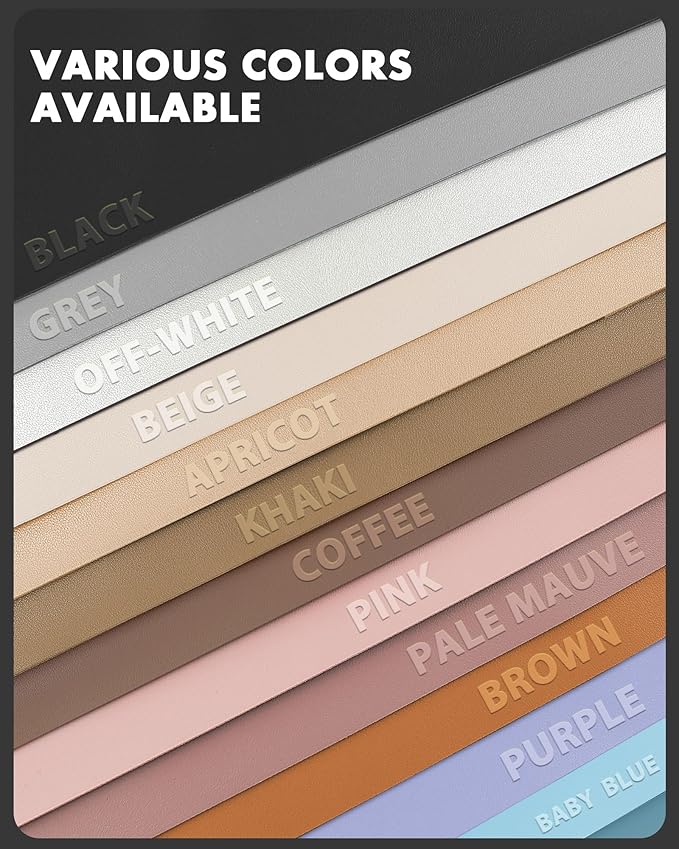 YSAGi Double-Sided Desk Pad, 31.5"x15.7" Leather Desk Mat, Eco Cork Desk Pad Protector,Large Mouse Pad,Waterproof Desk Blotter for Office/Home (Pale Mauve/Cork)