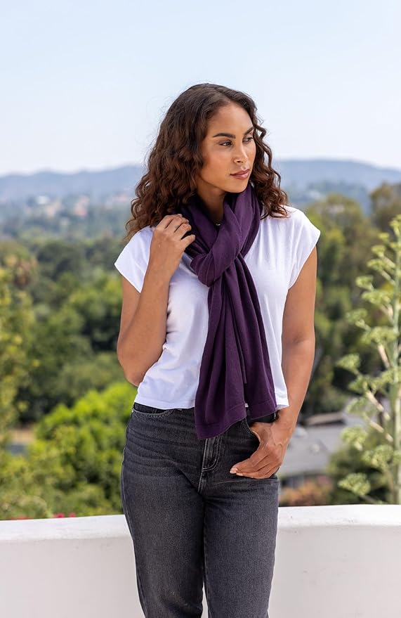 zestt Dreamsoft Travel Scarf, Wrap and Shawl for Women, Organic Cotton