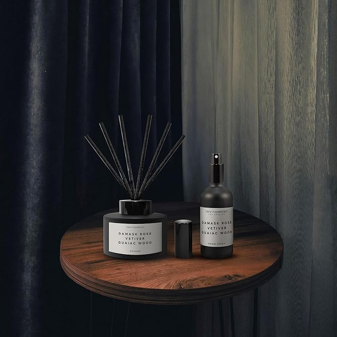 ENVIRONMENT Inspired by 5-Star Resort FMT Room Spray, 100ml Air Freshener (Damask Rose | Vetiver | Guaiac Wood) Home Fragrance Accessories, Room Perfume, Room Deodorizer, Vegan & Cruelty-Free