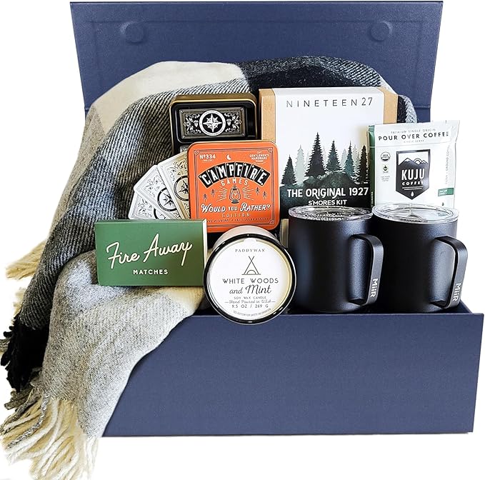 RayofSun Navy Blue Gift Boxes with Magnetic Lids for Presents 13.7x9x4.3 inch Large Decorative Boxes, Bridesmaid Groomsman Proposal Box for Wedding,Christmas,Birthday (1PC)