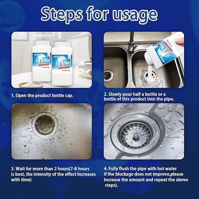 Drain cleaner, sink, kitchen, toilet, drain. Controls odors and breaks down grease, paper, fat and oil in sewers, septic tanks and grease traps