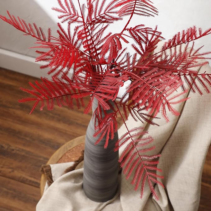 ALMA Black Skinny Tall Vase for Floor, 16'' Boho Gray Vase for Pampas Grass Dried Flower Bouquet, Decoratived Ceramic Rustic Vases for Home Decor, Living Room Floor, Mantel Decoration