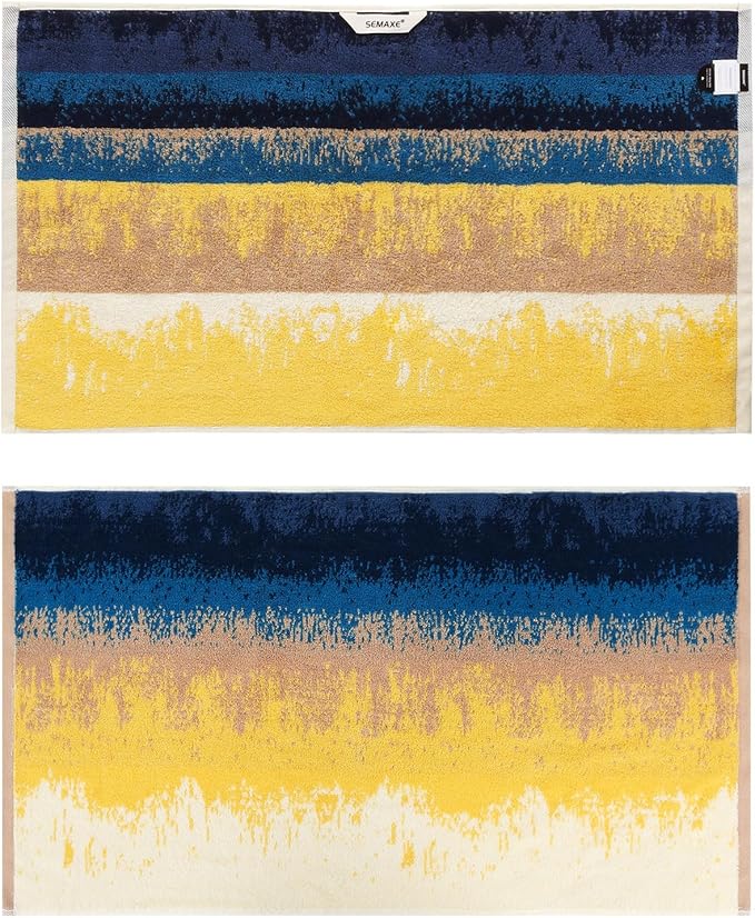 SEMAXE Luxury Bath Towel for Bathroom, 100% Cotton Towel with Hanging Loop and Smart Tag, Soft & Absorbent, Gift Box Packaging,1 Pc Bath Towel, 55" L x 27" W