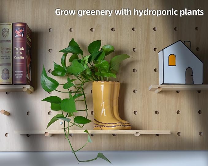 Quoowiit Ceramic Rustic Farmhouse Boot Vase, Yellow Distressed Flower Vase for Home Decor, Decorative Vases for Centerpiece Table Decorations, Vases for Living Room Kitchen Entryway Mantle Shelf Decor