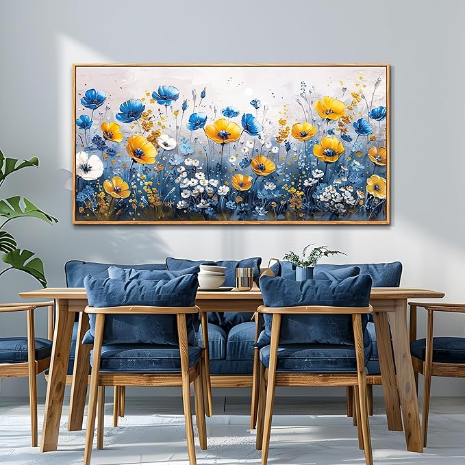 QIYILEXWART Canvas Wall Art For Living Room Large Wall Decor For Office Bedroom Decorations Bush Landscape Pictures Farmhouse Painting Artwork Room Wall Mural Aesthetic Home Decor 30x60 In