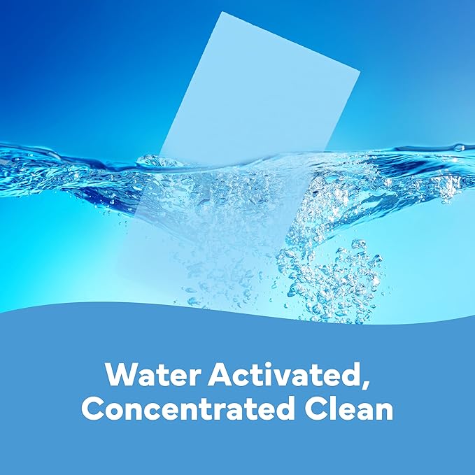 Tru Earth Compact Dry Laundry Detergent Sheets - Up to 64 Loads (32 Sheets) - Paraben-Free - Original Eco-Strip Liquidless Detergent, Great for Travel - Sun Kissed