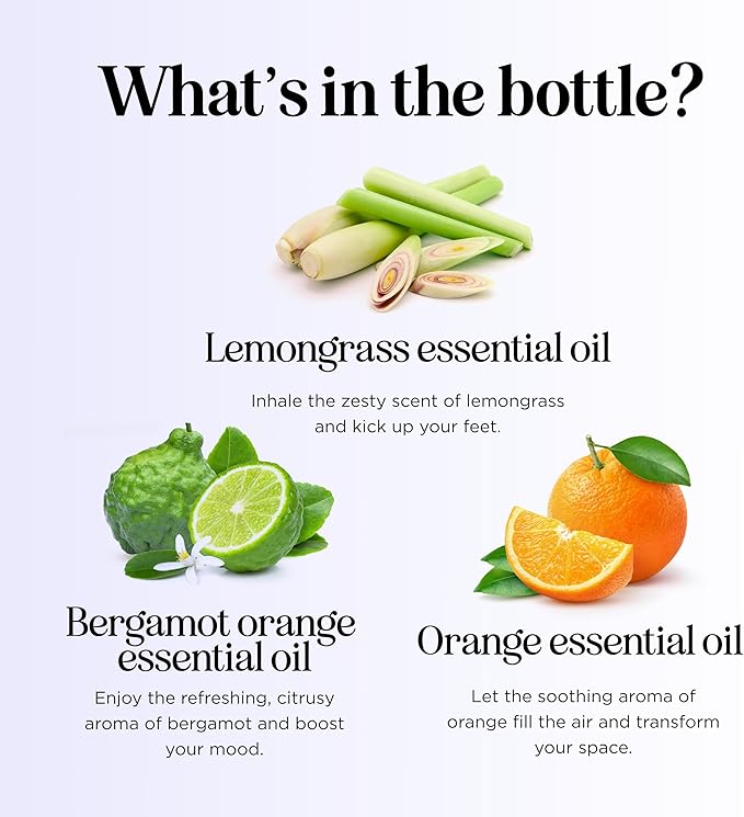 Unwind Aromatherapy Essential Oil Blend - Calming Essential Oils for Diffusers for Home Travel and Baths with Invigorating Pure Bergamot Patchouli and Citrus Essential Oils for Stress Support