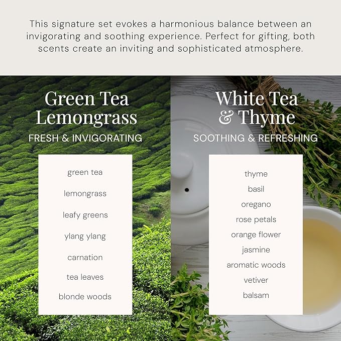 Air Esscentials The Diamond Gift Set, Smart Scent Air Machine Kit, Cold & Waterless Fragrance Oil Diffuser with 2 Signature Scents & Bluetooth Control, Herbal & Citrus Aromas, White