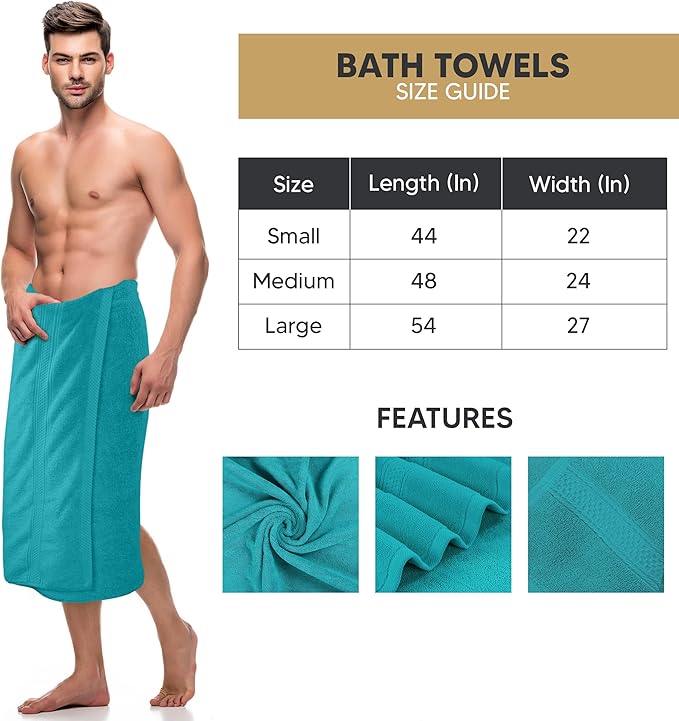 Utopia Towels 4 Pack Premium Bath Towels Set, 27 by 54 Inches, 100% Ring Spun Cotton 600GSM, Lightweight and Highly Absorbent Quick Drying Towels, Perfect for Daily Use, Turquoise