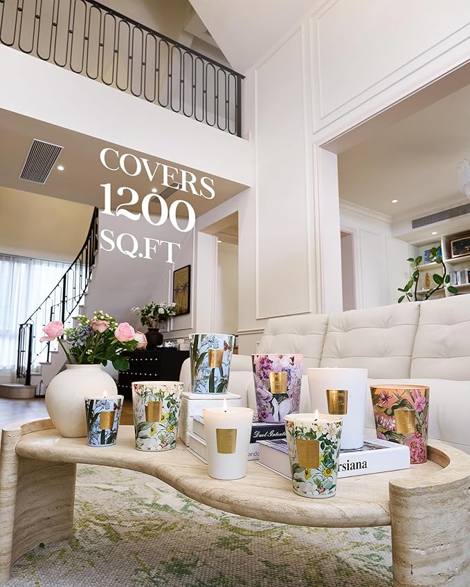 M&SENSE Wild Cherry Scented Candle 3 Wick, 35oz 150H Long Lasting, Soy Candles Fall Winter Stress Relief Romantic Festival Thanksgiving Christmas Gifts for Women Home Decor